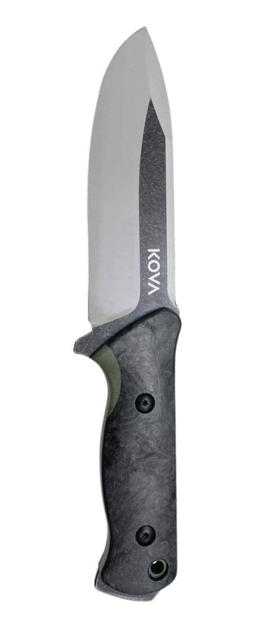 Titan Ridge Elite Tactical Heavy-Duty Knife with 15cm Stonewashed Stainless Steel Blade